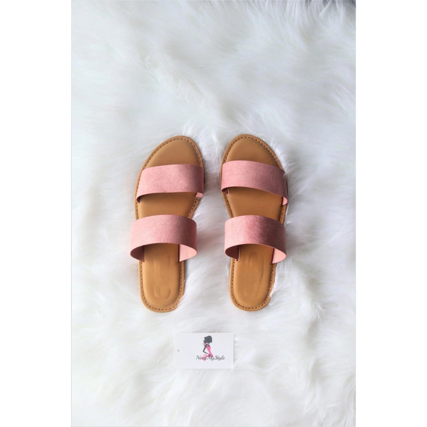 Faux Suede Sandals Shoes Footwear Women Summer Girl Walking Shoes