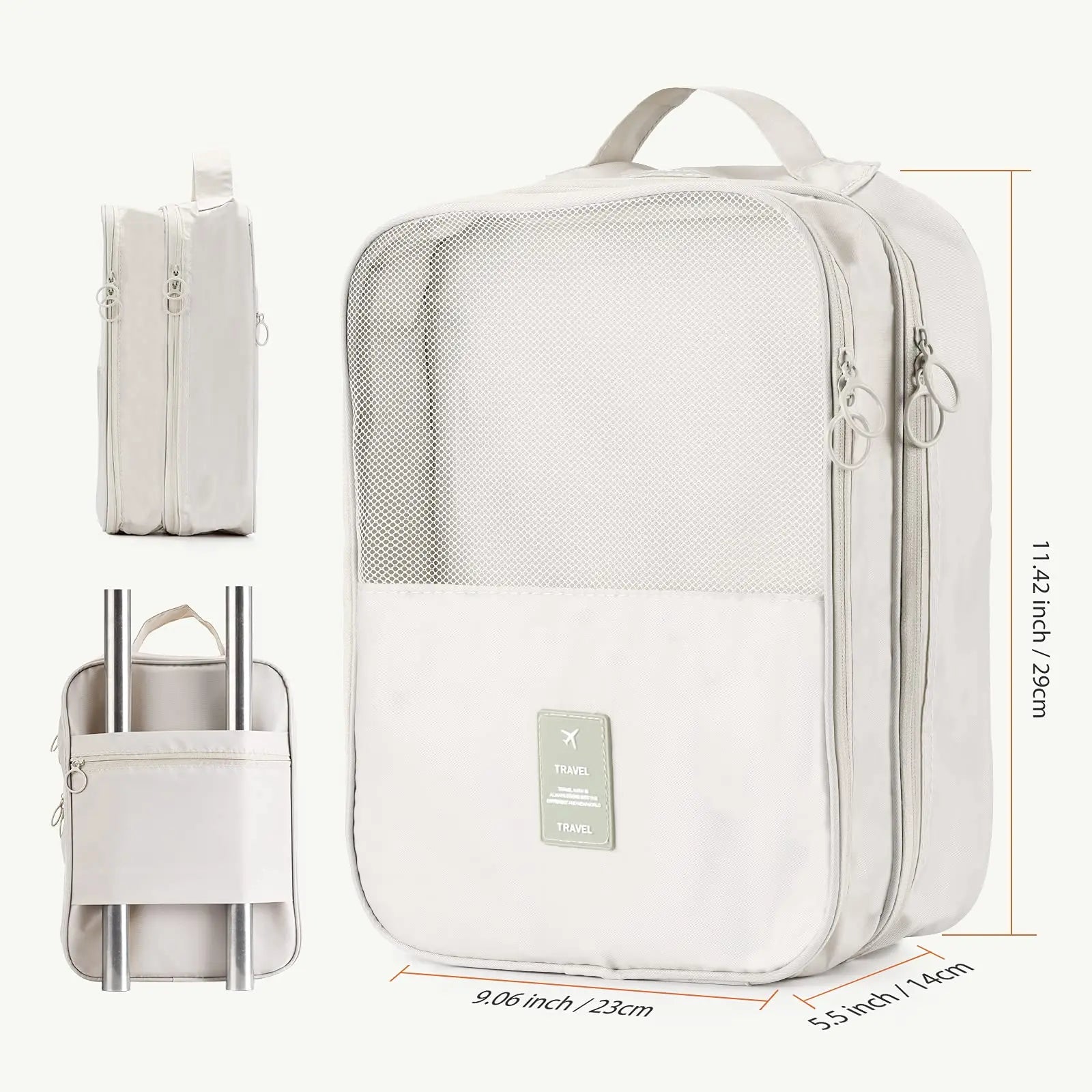 Shoe Bags for Travel,Shoe Bag Holds 3 Pair of Shoes,Shoe Storage Pouch for Travel and Daily Use,Shoe Organizer Travel Essentials for Packing in Suitcase,Waterproof