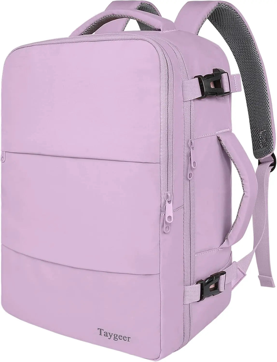 Taygeer Travel Backpack for Women, Carry on Backpack with USB Charging Port & Shoe Pouch, TSA 15.6Inch Laptop Mochila Flight Approved, Nurse Bag Casual Daypack for Weekender Business Hiking, Pink