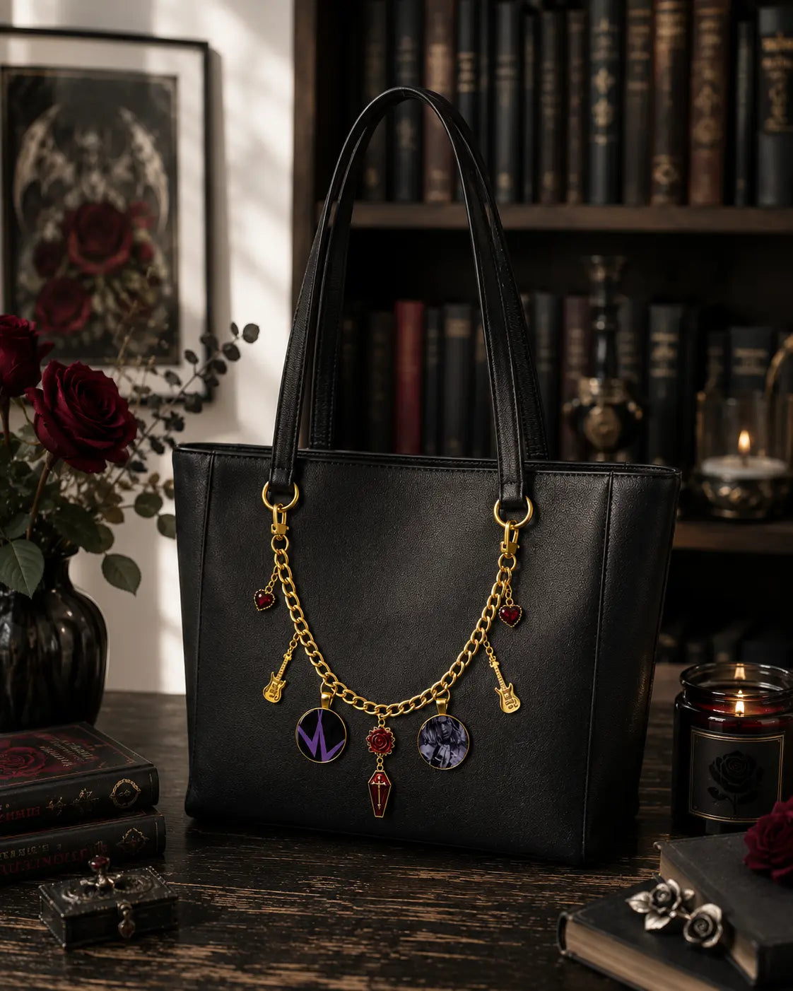 Lestat Charm Chain | Tote Accessories | Purse Chain | Vampire