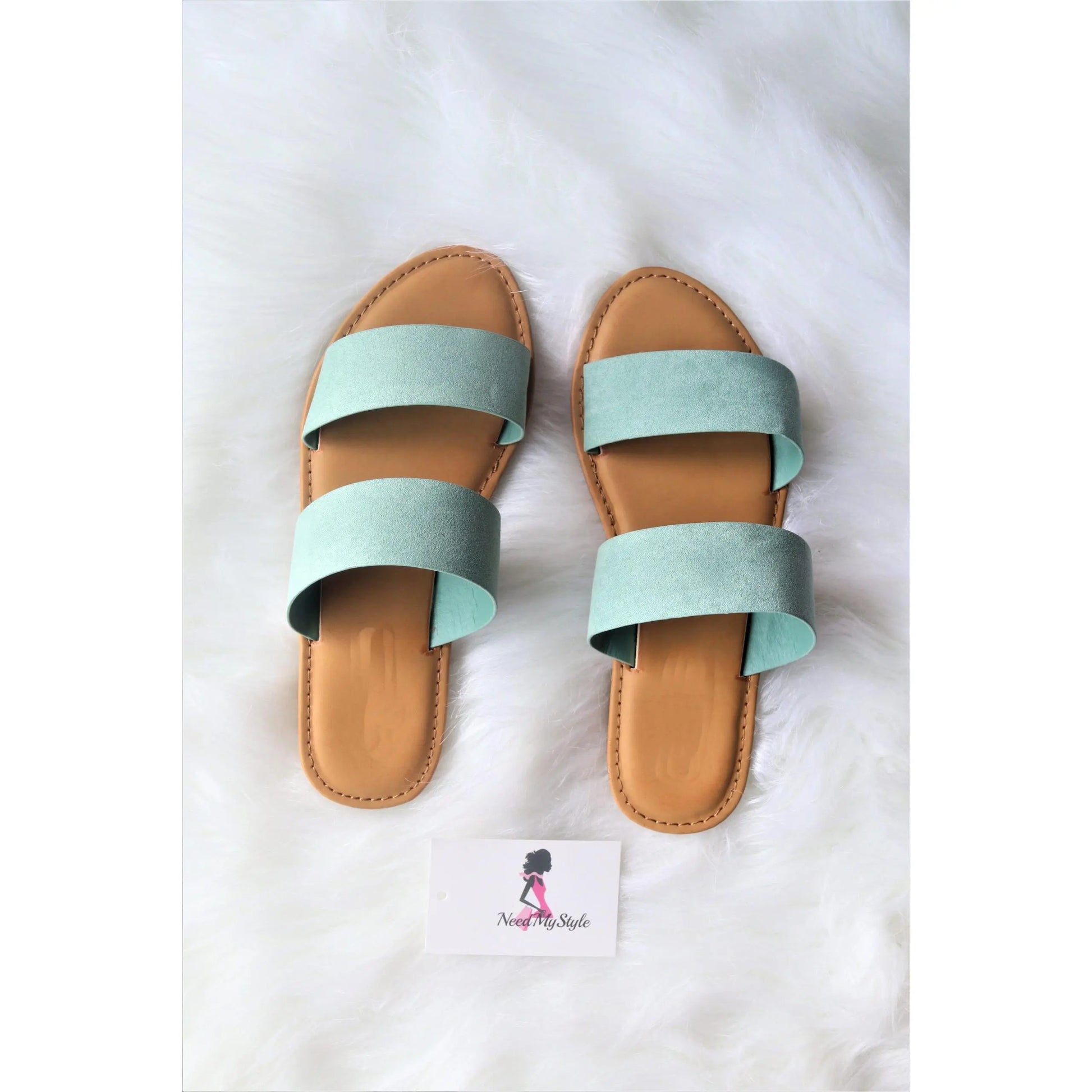 Faux Suede Sandals Shoes Footwear Women Summer Girl Walking Shoes