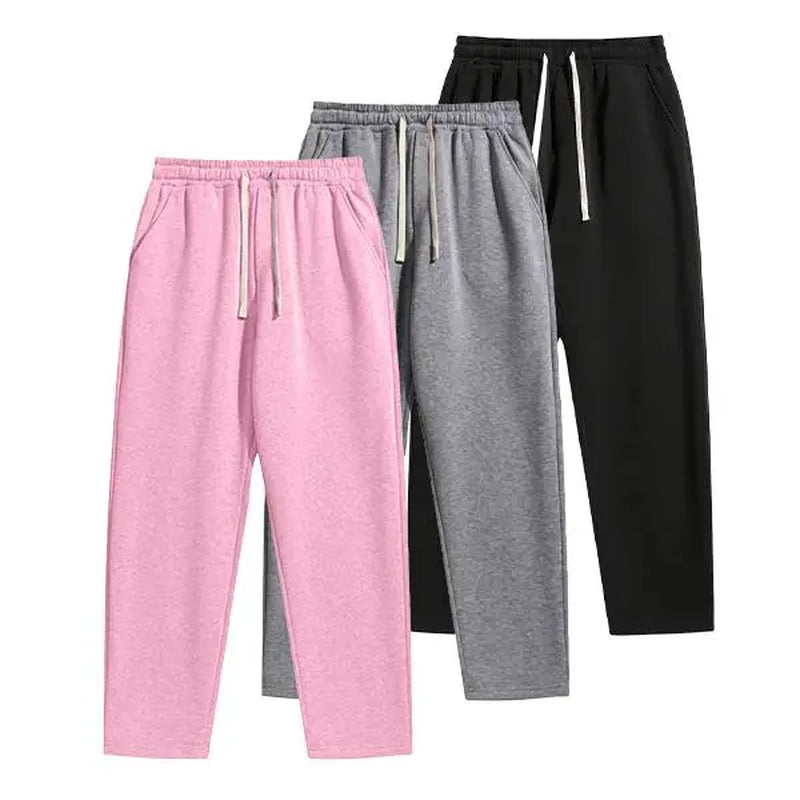 Men'S 3-Pack Sweatpants - Grey & Black Elastic Waistband with Drawstring for Everyday Casual Wear Sports Bottoms Work Holiday Party Outfit Pants Men Mens Pants Pants for Men Cargo Pants for Men Pants Para Hombre Work Pants for Men Pantalones Para El Frio