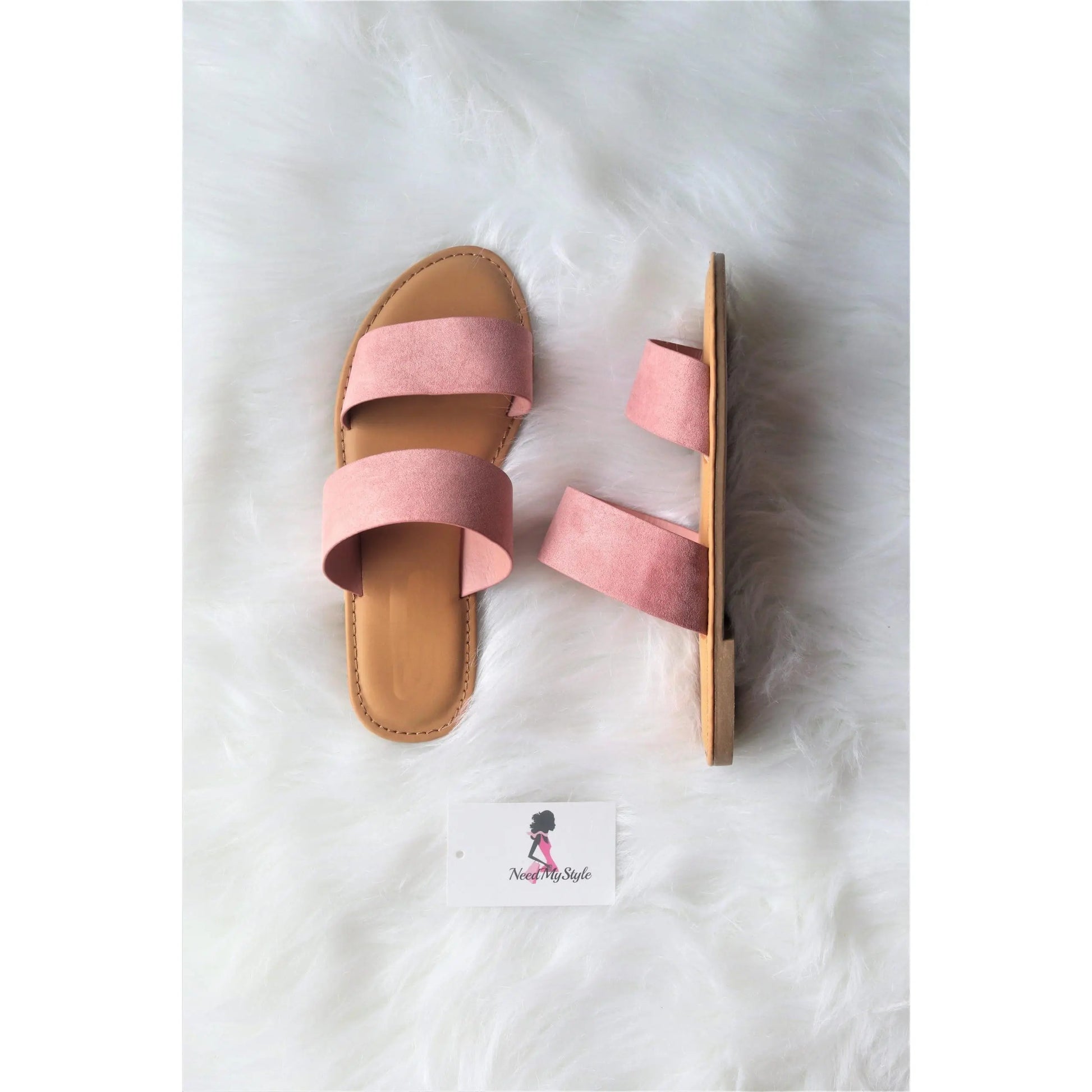 Faux Suede Sandals Shoes Footwear Women Summer Girl Walking Shoes