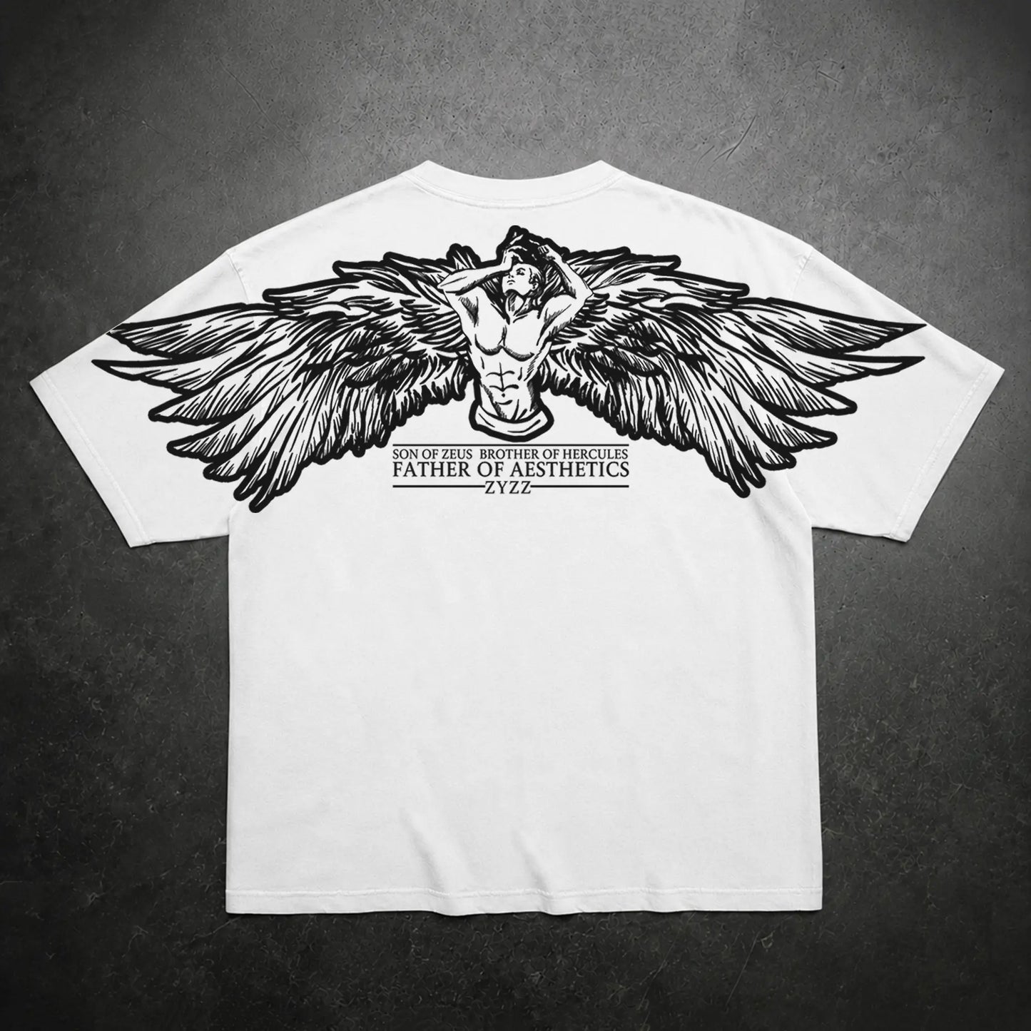 [Old School Series] Legend Zyzz Pose Gym T-Shirt, Gym Apparel, Workout Wear, Training Men'S Top, Aesthetic Shirt, Discipline, Strength, Focus